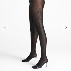 Wolford Silver Dust Tights